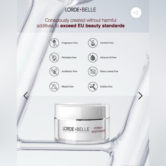 LORDE & BELLE Hydra-V Moisturizer - $89 Retail - New & Sealed no box - Picture 4 of 7